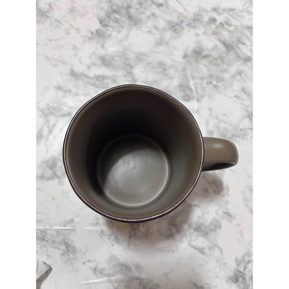 The Broken Arrow Hand Paint Coffee Mug 3.9" Brown Artsy Bohemian Cup Kitchenware - Picture 5 of 6